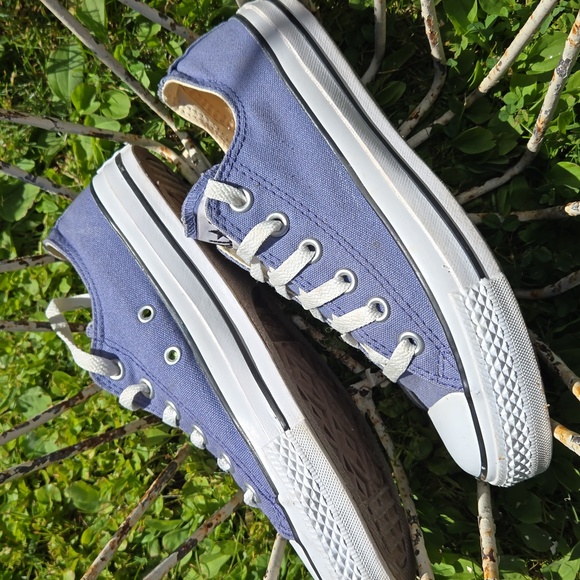 Converse ALL STAR Custom Chuck Taylor Low Top VIOLET NWOT Unisex - Picture 3 of 12